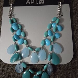Apt. 9 Blue Teardrop Necklace